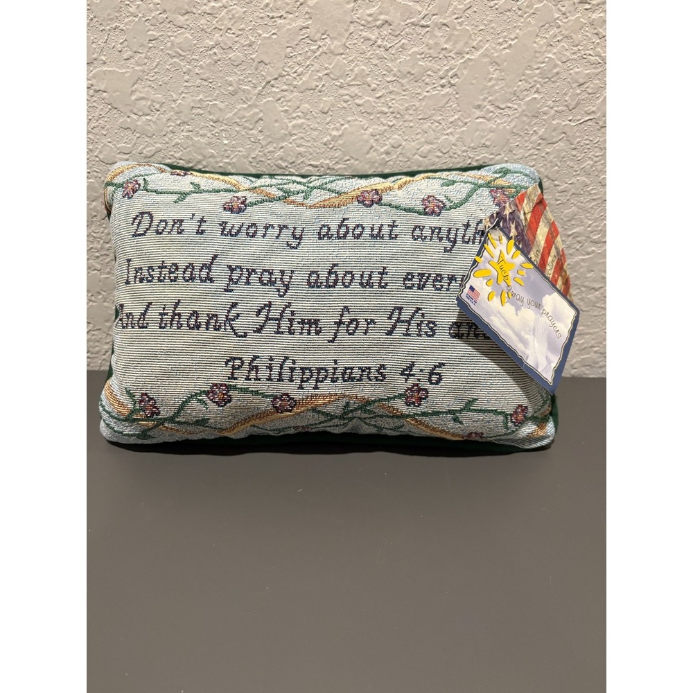 Used Manual Woodworkers & Weavers "Prayer Pillow" #74-303 - NWT, 12x9